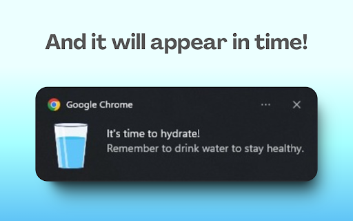 Wellness Reminder  from Chrome web store to be run with OffiDocs Chromium online