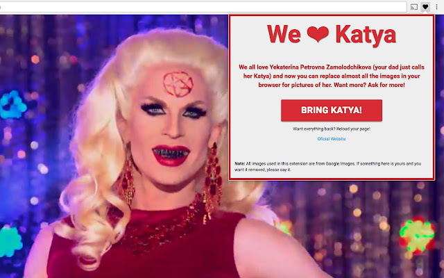 We Love Katya  from Chrome web store to be run with OffiDocs Chromium online