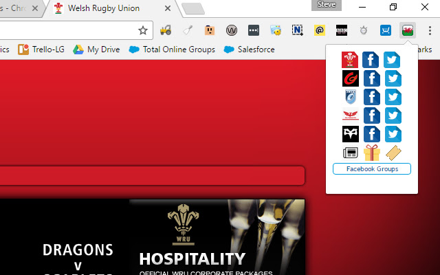 Welsh Rugby Links mula sa Chrome web store na tatakbo sa OffiDocs Chromium online