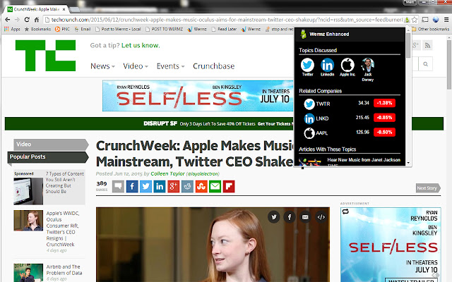 Wermz Enhanced News  from Chrome web store to be run with OffiDocs Chromium online