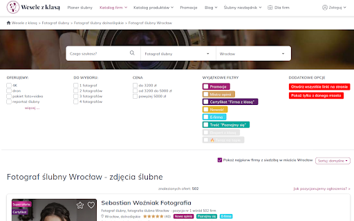 Wesele z klasą (dodatek)  from Chrome web store to be run with OffiDocs Chromium online