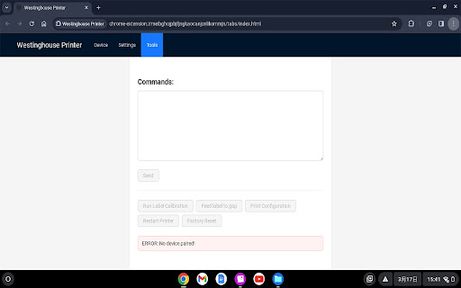 Westinghouse Printer  from Chrome web store to be run with OffiDocs Chromium online