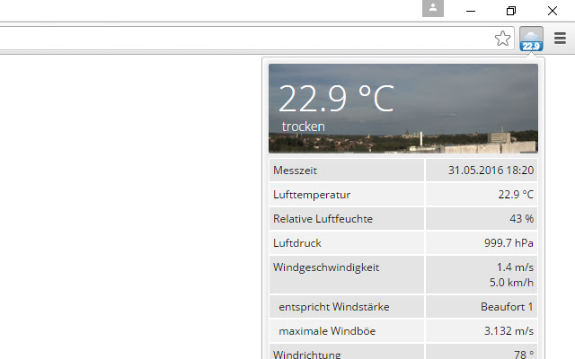 Wetter Münster  from Chrome web store to be run with OffiDocs Chromium online
