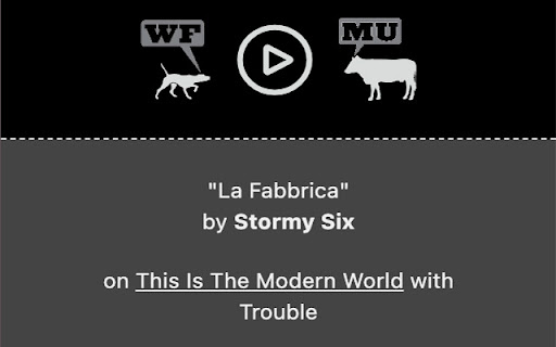 WFMU Player  from Chrome web store to be run with OffiDocs Chromium online
