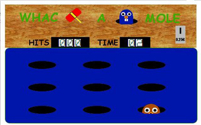 Whac a Mole  from Chrome web store to be run with OffiDocs Chromium online