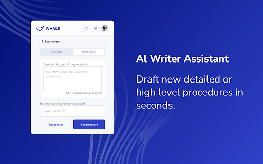 Whale CoCreator  from Chrome web store to be run with OffiDocs Chromium online