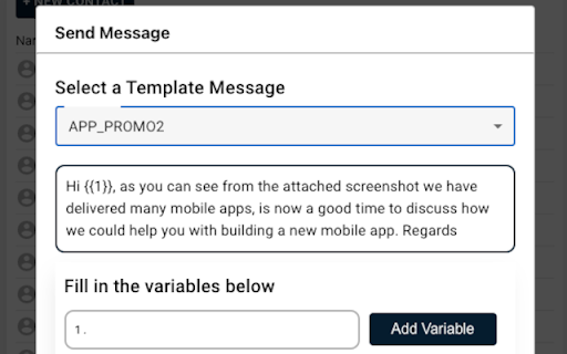 WhateX  from Chrome web store to be run with OffiDocs Chromium online