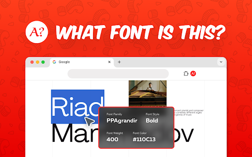 What Font is This  from Chrome web store to be run with OffiDocs Chromium online