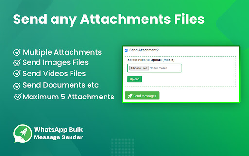 WhatsApp Bulk Message Sender HappyInAI  from Chrome web store to be run with OffiDocs Chromium online