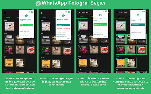 WhatsApp Photo Selector  from Chrome web store to be run with OffiDocs Chromium online