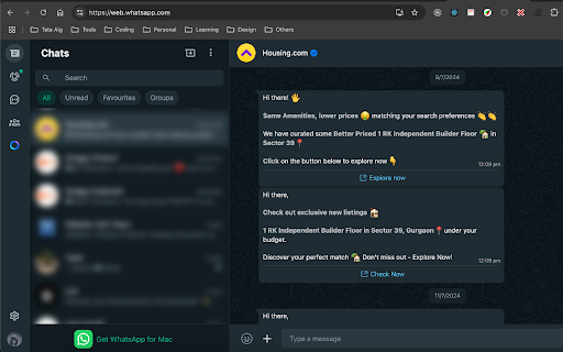 WhatsApp Privacy  from Chrome web store to be run with OffiDocs Chromium online