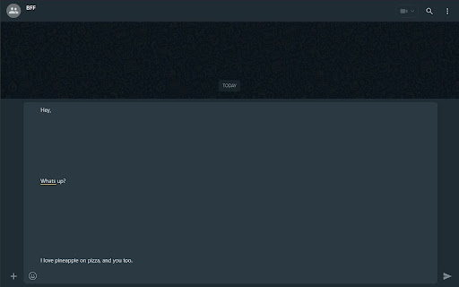 WhatsApp Web Messagebox Resizer  from Chrome web store to be run with OffiDocs Chromium online