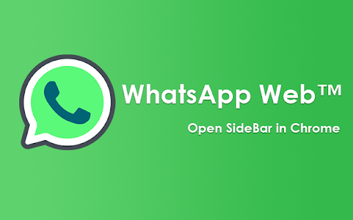 WhatsApp Web™ Open SideBar in Chrome  from Chrome web store to be run with OffiDocs Chromium online