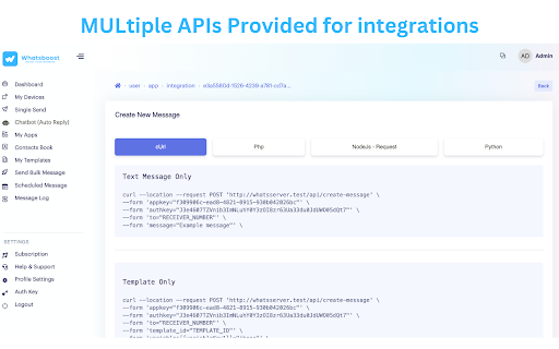 Whatsboost : Whatsapp Automation  API Tool, Broadcasting  More  from Chrome web store to be run with OffiDocs Chromium online