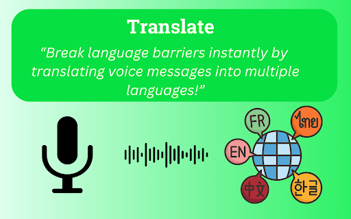 WhatScribe Transcribe,Summarize  Translate Whatsapp Web Voices  from Chrome web store to be run with OffiDocs Chromium online