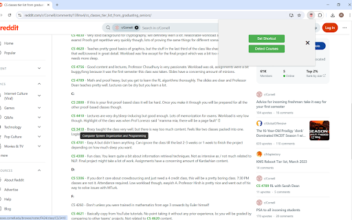 Whats That Course?  from Chrome web store to be run with OffiDocs Chromium online