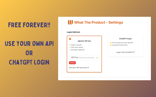 What The Product Instant Product Summary  Website Analysis with AI  from Chrome web store to be run with OffiDocs Chromium online