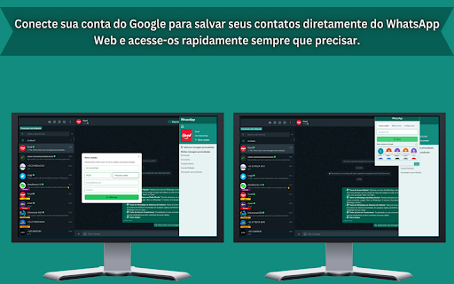 WhazzApp  from Chrome web store to be run with OffiDocs Chromium online