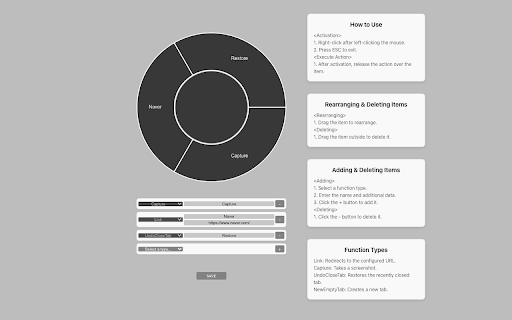 WheelSelector  from Chrome web store to be run with OffiDocs Chromium online