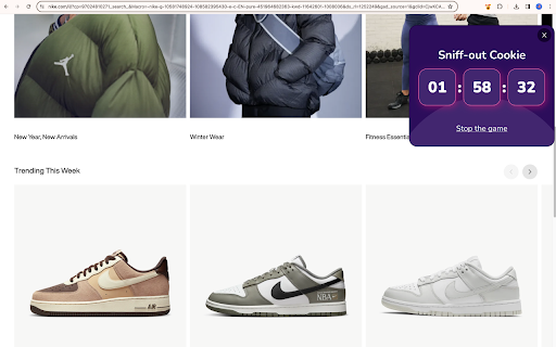 Where is Cookie?  from Chrome web store to be run with OffiDocs Chromium online