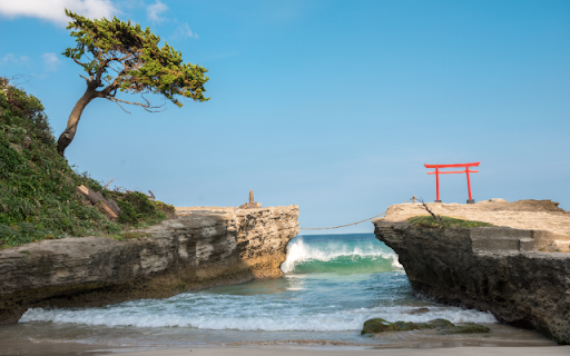 Where Sea Meets Sacred Shores  from Chrome web store to be run with OffiDocs Chromium online