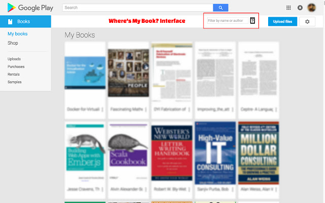 Wheres My Book?  from Chrome web store to be run with OffiDocs Chromium online