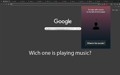 Wheres the sound  from Chrome web store to be run with OffiDocs Chromium online