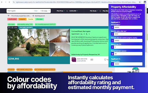 WhichProperty Property Affordability (Rightmove)  from Chrome web store to be run with OffiDocs Chromium online