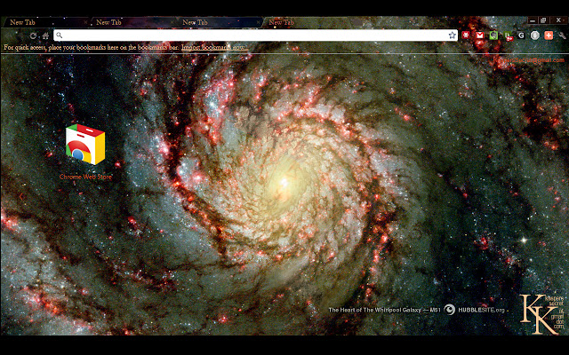 Whirlpool Galaxy Theme aus dem Chrome-Webshop zur Ausführung mit OffiDocs Chromium online