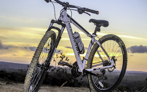 White bicycle  from Chrome web store to be run with OffiDocs Chromium online