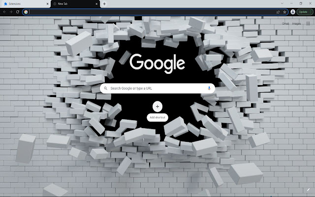 White Brick Wall  from Chrome web store to be run with OffiDocs Chromium online