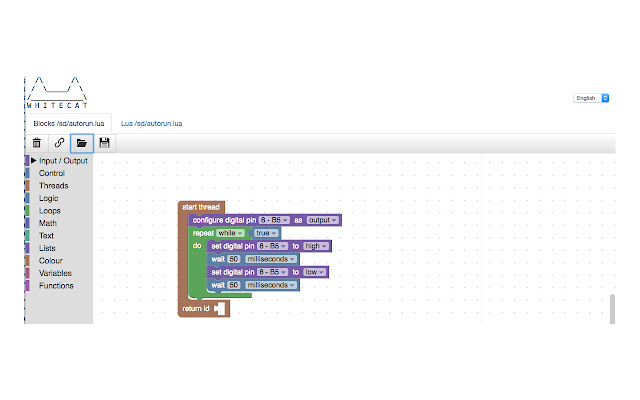 Whitecat  from Chrome web store to be run with OffiDocs Chromium online