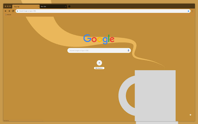 White cup  from Chrome web store to be run with OffiDocs Chromium online