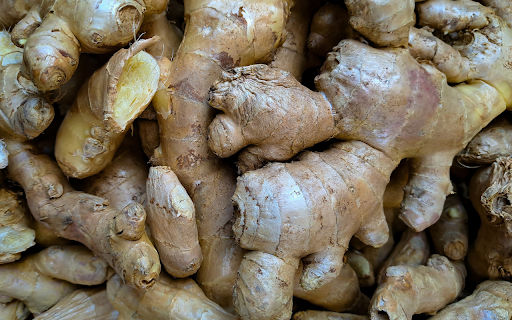 White dried ginger  from Chrome web store to be run with OffiDocs Chromium online