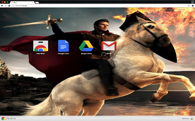 White Knight Horse  from Chrome web store to be run with OffiDocs Chromium online