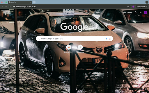 white taxi  from Chrome web store to be run with OffiDocs Chromium online