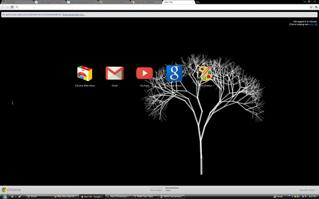 White Tree  from Chrome web store to be run with OffiDocs Chromium online