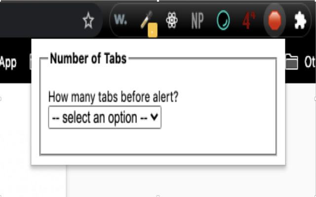 Whoa Too Many Tabs Open!  from Chrome web store to be run with OffiDocs Chromium online