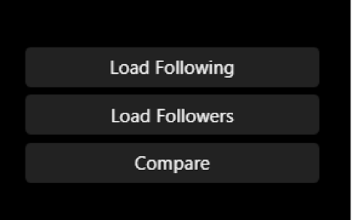 Who is following me and Not?  from Chrome web store to be run with OffiDocs Chromium online
