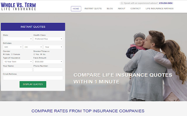 Whole Vs Term Life Insurance  from Chrome web store to be run with OffiDocs Chromium online