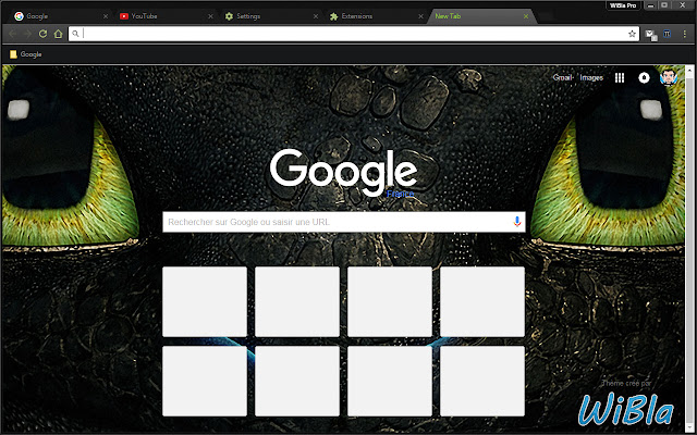 WiBla Theme  from Chrome web store to be run with OffiDocs Chromium online