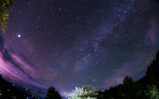 Wide Angle Photo of a Night Sky with Stars  from Chrome web store to be run with OffiDocs Chromium online