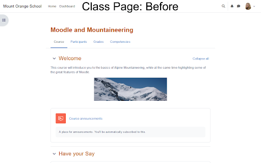 Widen Moodle  from Chrome web store to be run with OffiDocs Chromium online