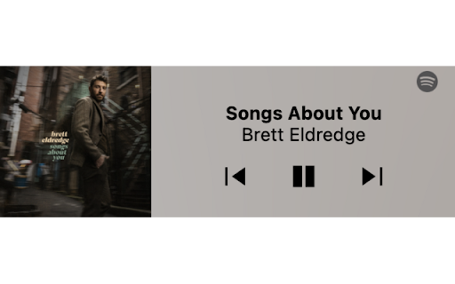 Widget for Spotify  from Chrome web store to be run with OffiDocs Chromium online