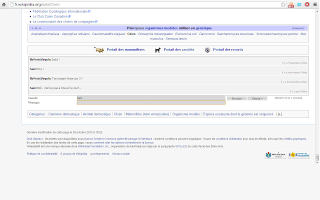 WikiChat de Chrome web store se ejecutará con OffiDocs Chromium en línea