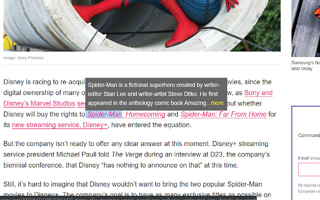 Wiki Definition  from Chrome web store to be run with OffiDocs Chromium online