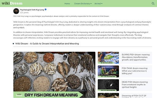 Wiki Dream | Interpretation and Meaning for All Your Dream  from Chrome web store to be run with OffiDocs Chromium online