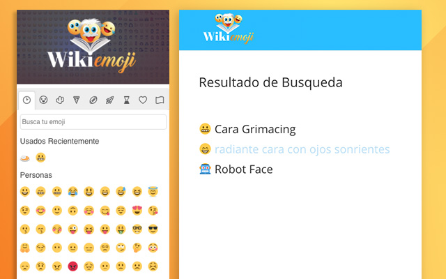 WikiEmoji  from Chrome web store to be run with OffiDocs Chromium online