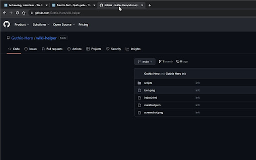 Wiki Helper  from Chrome web store to be run with OffiDocs Chromium online