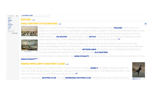 Wiki Learner  from Chrome web store to be run with OffiDocs Chromium online